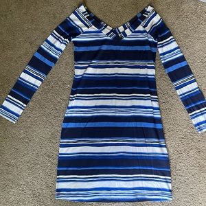 Lilly Pulitzer Striped V-neck T-shirt Dress XXS